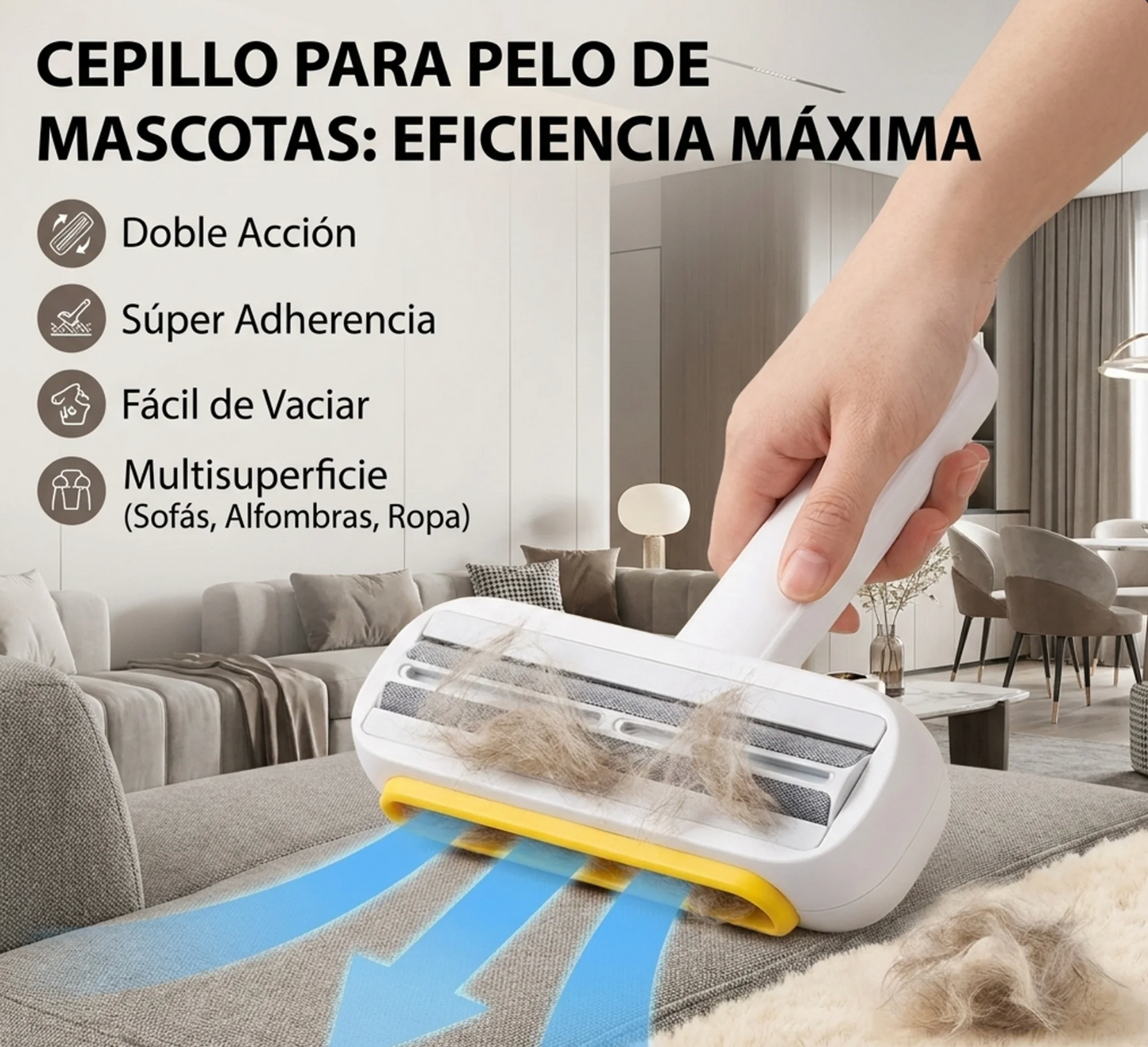 Quitapelos de Mascotas Reutilizable- Furvio