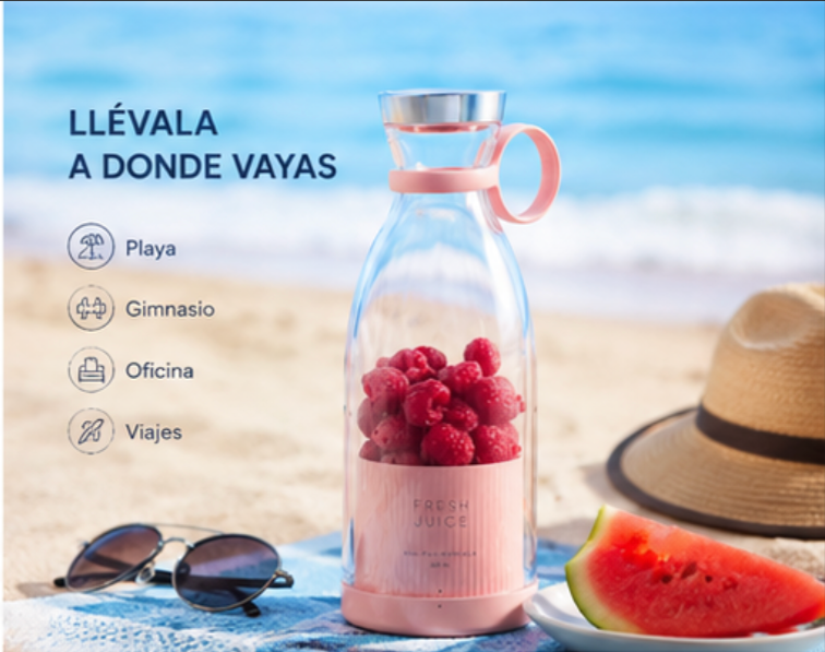 Batidora Portátil para Bebidas al Instante